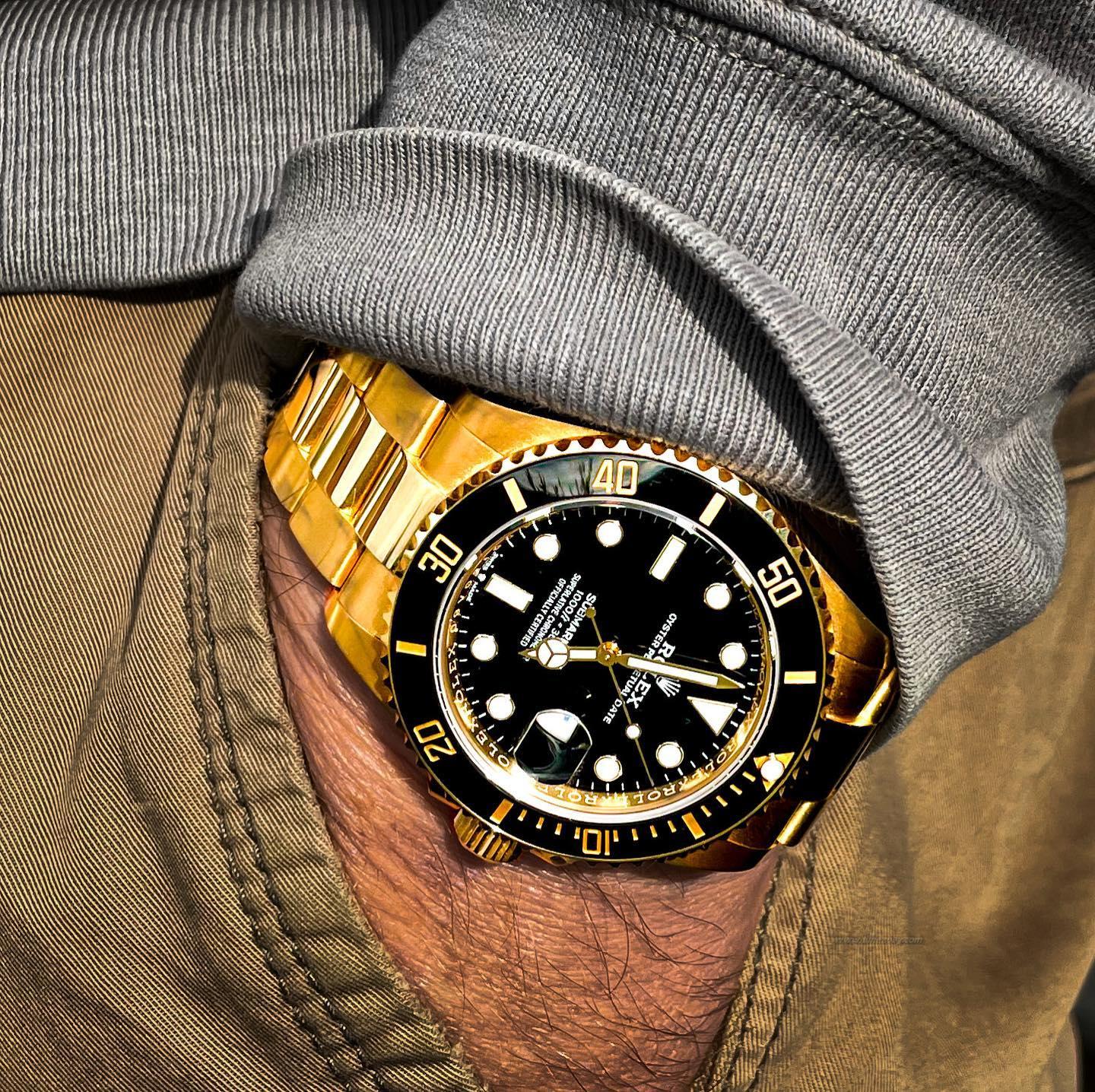 rolex sky dweller on wrist