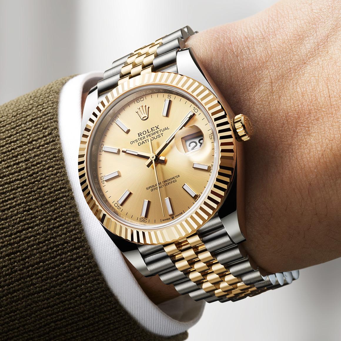 datejust white face