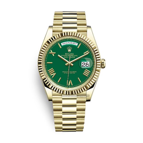 mens real gold watch