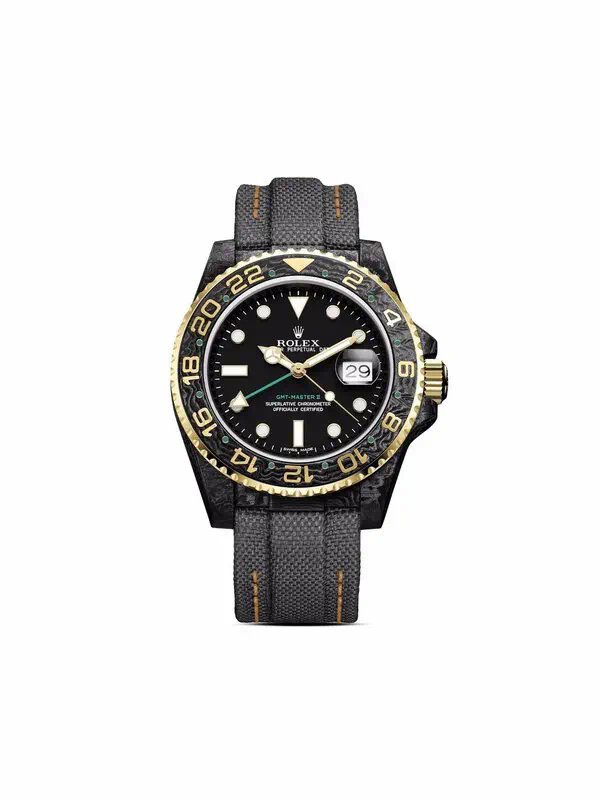 mens gold watch black face